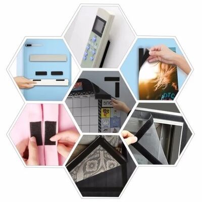 Eco-Friendly Heavy Duty Heat Resistant Self Adhesive Velcro Dots and Hook and Loop Coins