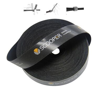 Nylon Double Sided Hook And Loop - Reusable 2000 Times Adjustable Velcro Cable Tie with Customizable Logo