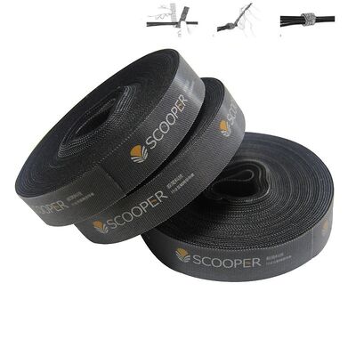 2cm Width Double Sided Hook and Loop Cable Tie Reusable 2000 Times with Customizable Logo