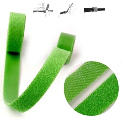 Customizable 12.5mm Width Double Sided Hook and Loop Tape Reusable 2000 Times for Cable Management