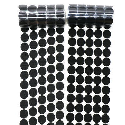 Nylon Tape Self Adhesive 15mm Hook And Loop Fastener Dots Velcro Coins